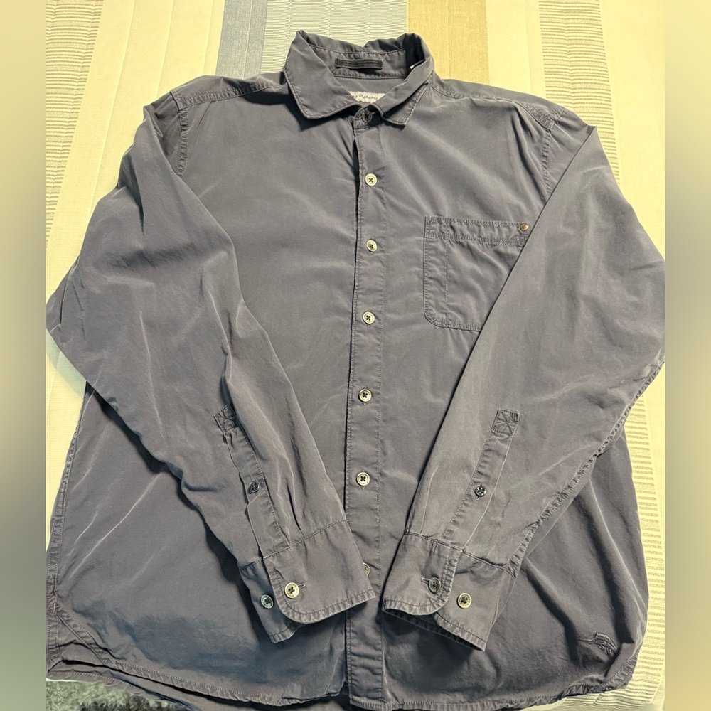 Tommy Bahama Charcoal Button-Up Shirt
